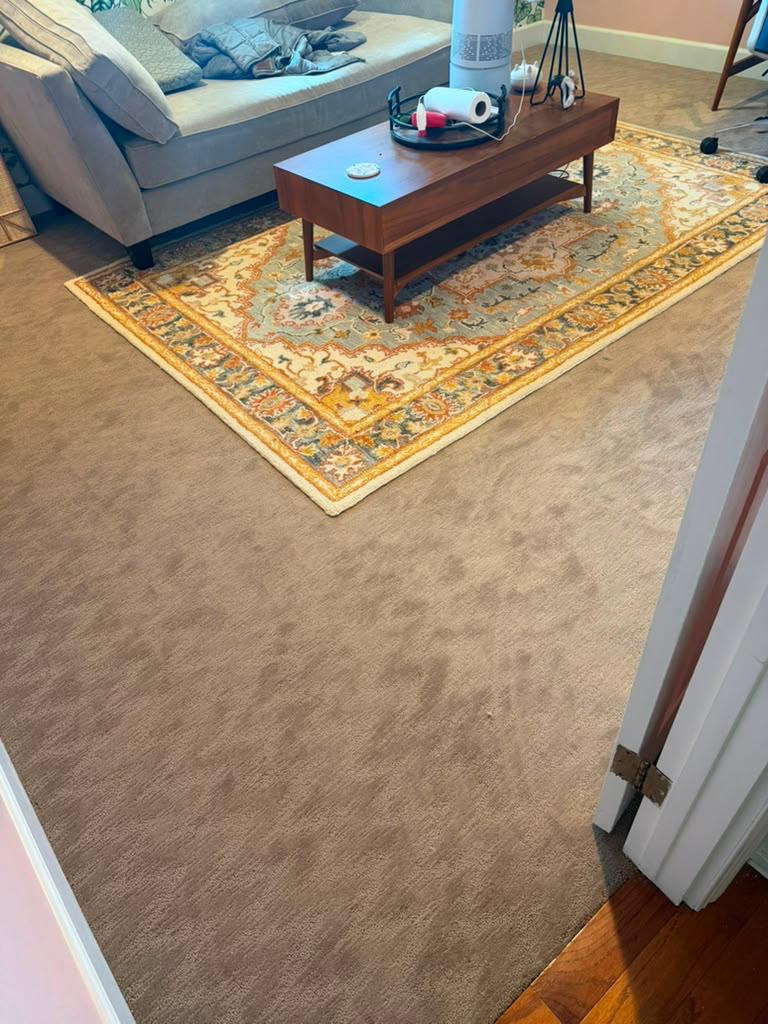 Professional carpet installation in Orange County CA living room